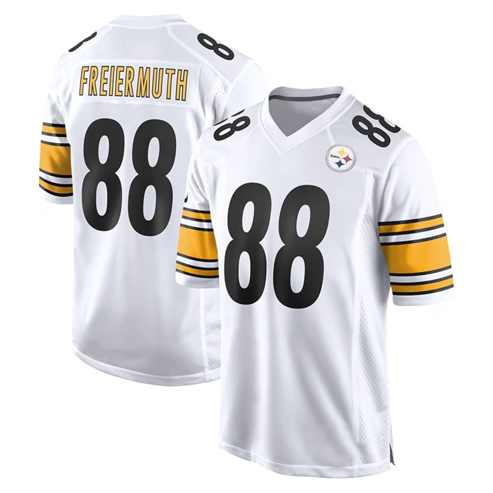 Ndoa P.Steelers #88 Pat Freiermuth Player White Home Game Stitched Jerseys