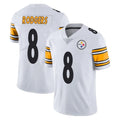 Ndoa P.Steelers #8 Aaron Rodgers Player White Limited Vapor Untouchable Home Game Stitched Jerseys