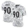 Ndoa P.Steelers #90 T.J. Watt Player Arctic Camo Limited Salute To Service Home Game Stitched Jerseys
