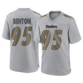 Ndoa P.Steelers #95 Keeanu Benton Player Gray Atmosphere Fashion Home Game Stitched Jerseys