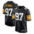 Ndoa P.Steelers #97 Cameron Heyward Player Black Home Limited Stitched Jerseys