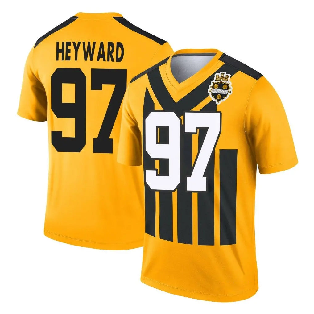Ndoa P.Steelers #97 Cameron Heyward Player Gold Legend Limited 1933 Throwback Performance Home Game Stitched Jerseys