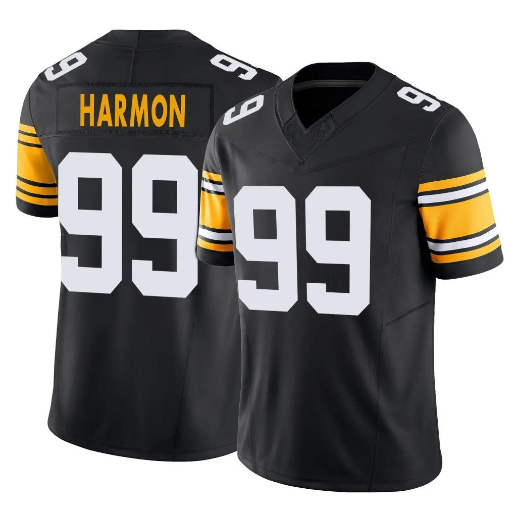 Ndoa P.Steelers #99 Derrick Harmon Player Black Limited Alternate Vapor F.U.S.E. Home Game Stitched Jerseys