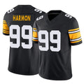 Ndoa P.Steelers #99 Derrick Harmon Player Black Limited Alternate Vapor F.U.S.E. Home Game Stitched Jerseys