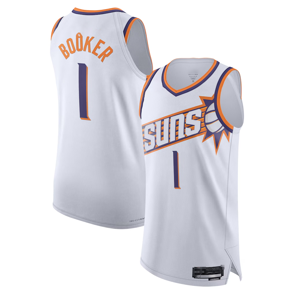 Ndoa P.Suns #1 Devin Booker White Authentic Jerseys - Association Edition