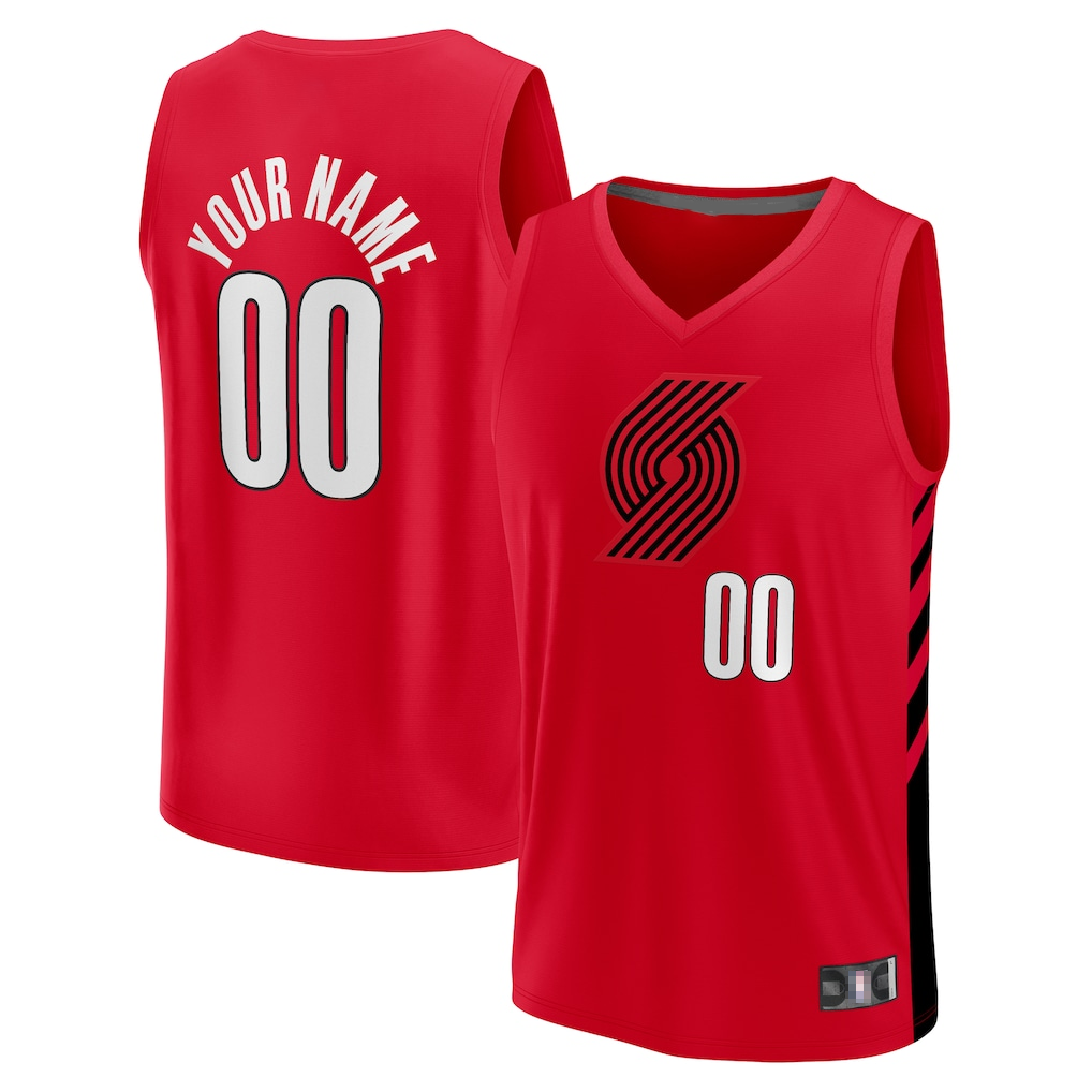 Ndoa PT.Blazers Fanatics Red Fast Break Replica Jerseys - Statement Edition