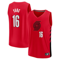 Ndoa PT.Blazers #16 Yang Hansen Fanatics Red Fast Break Replica Jerseys - Statement Edition