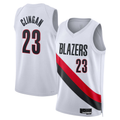 Ndoa PT.Blazers #23 Donovan Clingan White Swingman Jerseys - Association Edition