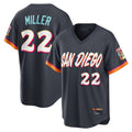 Ndoa S.Diego Padres #22 Mason Miller Player Obsidian 2026 City Connect Home Limited T-shirt Stitched Jerseys