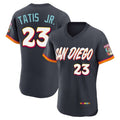 Ndoa S.Diego Padres #23 Fernando Tatis Jr Player Obsidian 2026 City Connect Home Elite T-shirt Stitched Jerseys