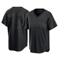 Ndoa S.Diego Padres #2 Xander Bogaerts Player Black Pitch Fashion Game T-shirt Stitched Jerseys
