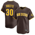 Ndoa S.Diego Padres #30 Gavin Sheets Player Brown Home Limited Stitched Jerseys