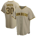 Ndoa S.Diego Padres #30 Gavin Sheets Player Khaki Home Game Stitched Jerseys