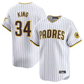 Ndoa S.Diego Padres #34 Michael King Player White Home Limited Stitched Jerseys