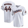 Ndoa S.Diego Padres #44 Joe Musgrove Player White Cooperstown Collection Limited Home Stitched Jerseys