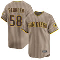 Ndoa S.Diego Padres #58 Wandy Peralta Player Khaki Home Limited Stitched Jerseys