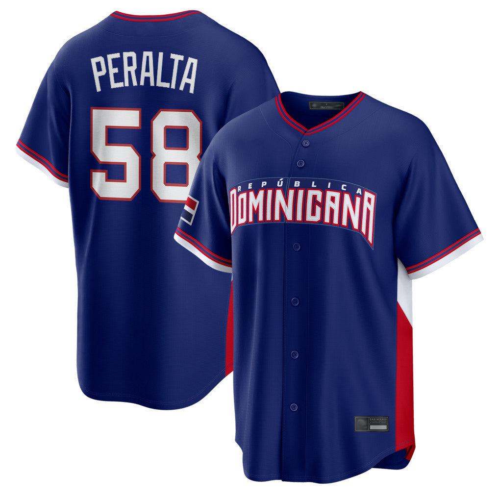 Ndoa S.Diego Padres #58 Wandy Peralta Player Royal 2026 World Classic Home Limited Stitched Jerseys