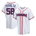Ndoa S.Diego Padres #58 Wandy Peralta Player White 2026 World Classic Home Limited Stitched Jerseys