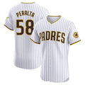 Ndoa S.Diego Padres #58 Wandy Peralta Player White Limited Home Elite Stitched Jerseys