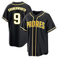Ndoa S.Diego Padres #9 Jake Cronenworth Player Black 2026 Fashion Home Stitched Jerseys