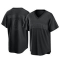 Ndoa S.Diego Padres #9 Jake Cronenworth Player Black Pitch Fashion Game T-shirt Stitched Jerseys