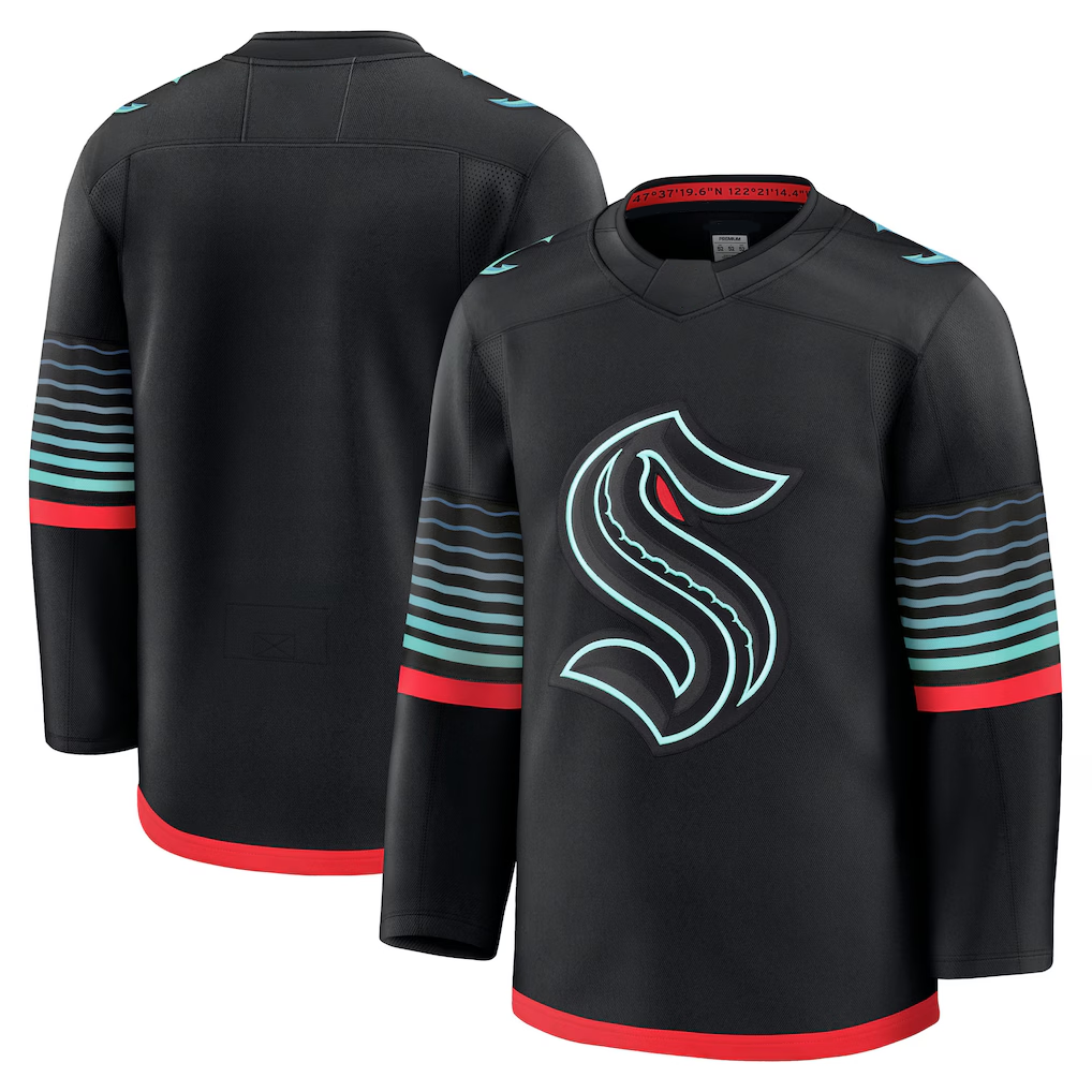 Ndoa S.Kraken Black Alternate Premium Jerseys