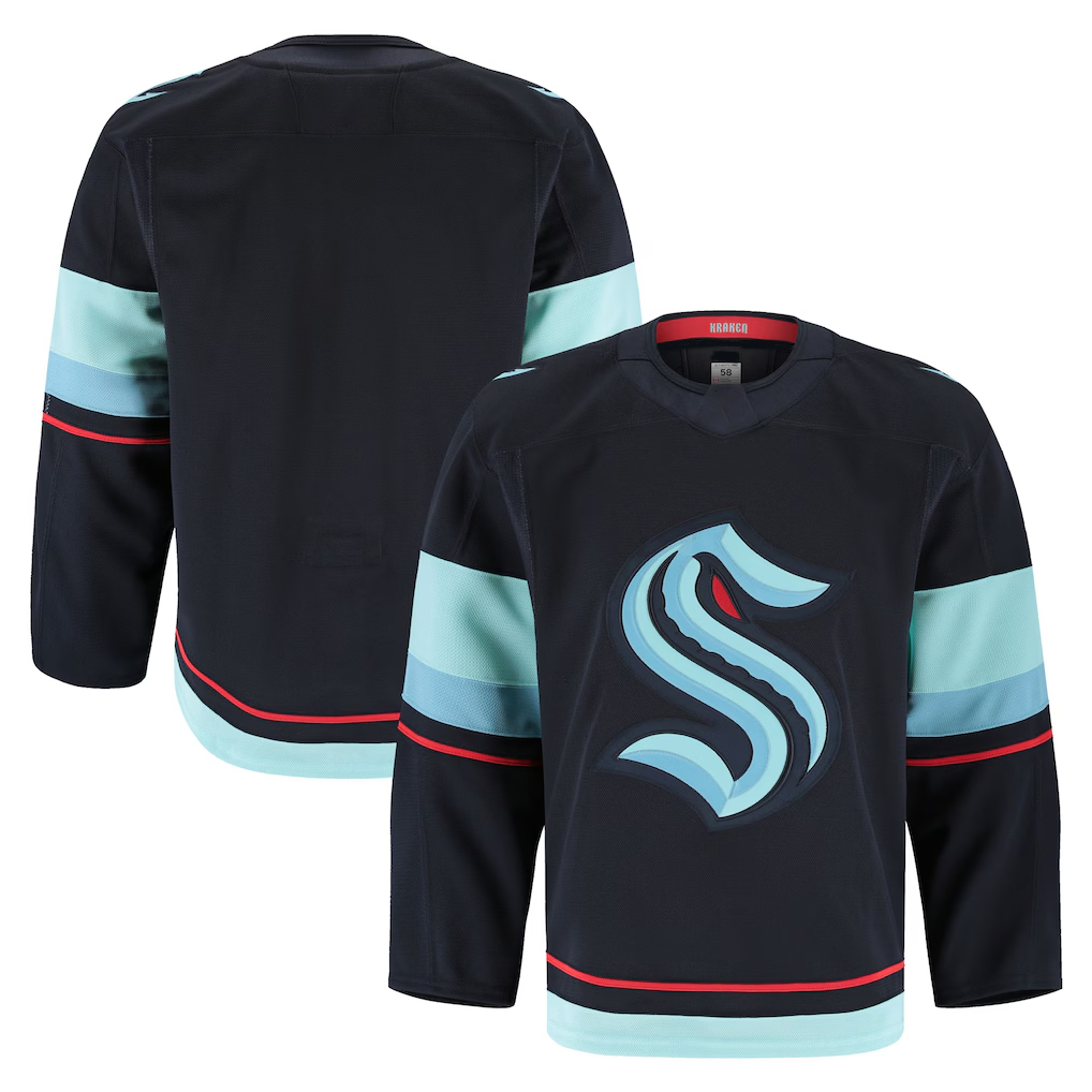 Ndoa S.Kraken Deep Sea Blue Home Authentic Pro Jerseys