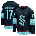 Ndoa S.Kraken #17 Jaden Schwartz Navy Home Breakaway Player Jerseys