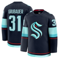 Ndoa S.Kraken #31 Philipp Grubauer Deep Sea Blue Home Premium Jerseys