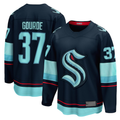 Ndoa S.Kraken #37 Yanni Gourde Deep Sea Blue Home Breakaway Player Jerseys