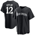 Ndoa S.Mariners #12 Josh Naylor Player Black Home Limited Stitched Jerseys