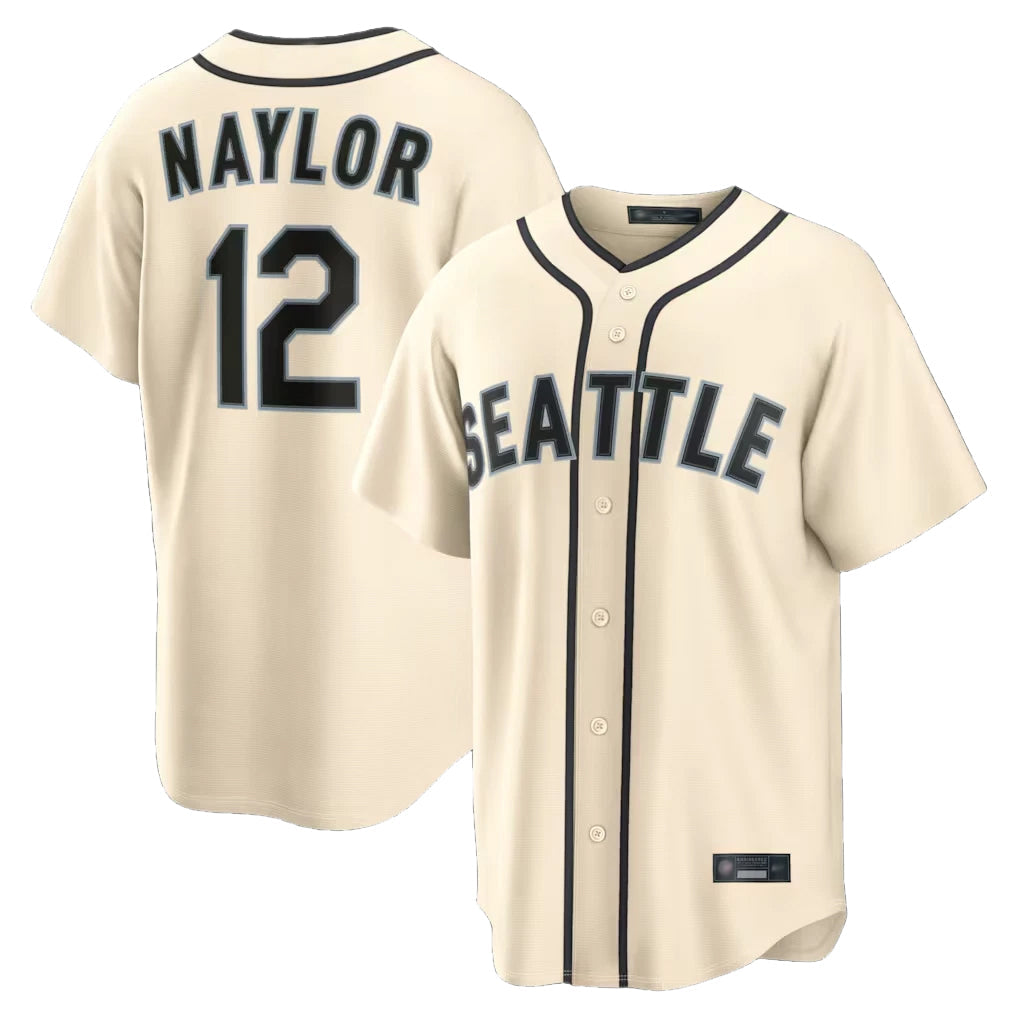 Ndoa S.Mariners #12 Josh Naylor Player Cream 2026 Home Limited Stitched Jerseys