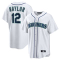 Ndoa S.Mariners #12 Josh Naylor Player White Home Game Stitched Jerseys