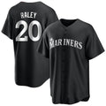 Ndoa S.Mariners #20 Luke Raley Player Black Home Limited Stitched Jerseys