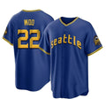 Ndoa S.Mariners #22 Bryan Woo Player Royal City Connect Home Game Stitched Jerseys