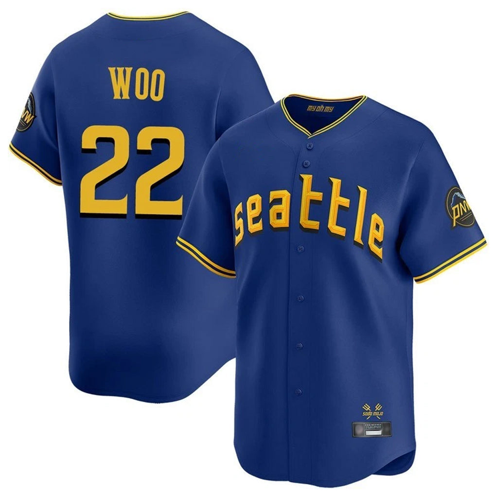 Ndoa S.Mariners #22 Bryan Woo Player Royal City Connect Home Limited Stitched Jerseys