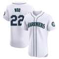 Ndoa S.Mariners #22 Bryan Woo Player White Home Limited Elite Stitched Jerseys