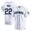 Ndoa S.Mariners #22 Bryan Woo Player White Home Limited Stitched Jerseys