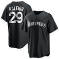 Ndoa S.Mariners #29 Cal Raleigh Player Black Home Limited Stitched Jerseys