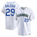 Ndoa S.Mariners #29 Cal Raleigh Player White Pitch Fashion Game Stitched Jerseys