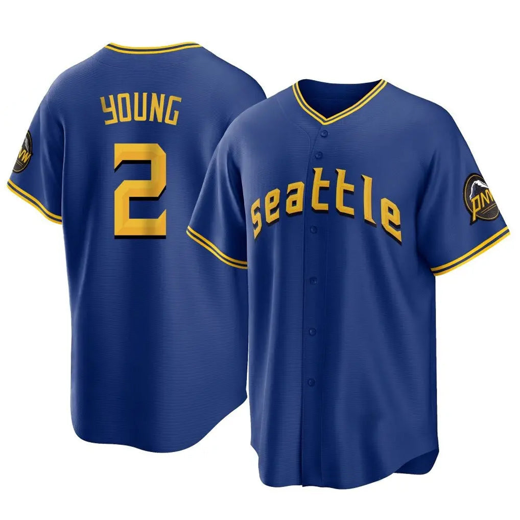 Ndoa S.Mariners #2 Cole Young Player Royal City Connect Home Game Stitched Jerseys