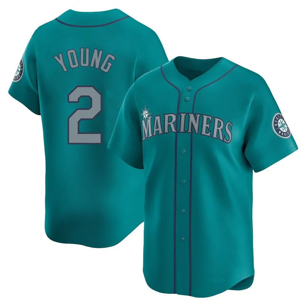 Ndoa S.Mariners #2 Cole Young Player Teal Home Limited Stitched Jerseys