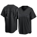 Ndoa S.Mariners #34 Felix Hernandez Player Black Replica Fashion T-shirt Stitched Jerseys
