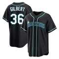 Ndoa S.Mariners #36 Logan Gilbert Player Black Fashion Home Limited Stitched Jerseys