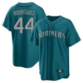 Ndoa S.Mariners #44 Julio Rodriguez Player Teal Home Game Stitched Jerseys