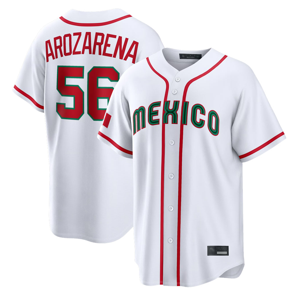 Ndoa S.Mariners #56 Randy Arozarena Player White 2026 World Classic Limited Stitched Jerseys