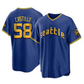 Ndoa S.Mariners #58 Luis Castillo Player Royal City Connect Home Game Stitched Jerseys