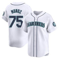 Ndoa S.Mariners #75 Andres Munoz Player White Home Limited Stitched Jerseys