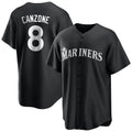 Ndoa S.Mariners #8 Dominic Canzone Player Black Home Limited Stitched Jerseys