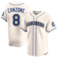 Ndoa S.Mariners #8 Dominic Canzone Player Cream Home Limited Stitched Jerseys